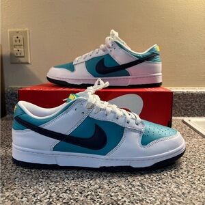 Nike Dunk Low Retro Dusty Cactus Thunder Blue HF4850-345 Men's size 12 NEW